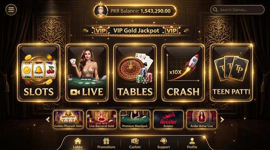 Main screen of 365Win casino page for PK players